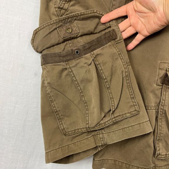 Vintage Old Navy Surplus Co Cargo Shorts Mens 32 x 11 Military Utility Outdoor - Picture 3 of 10